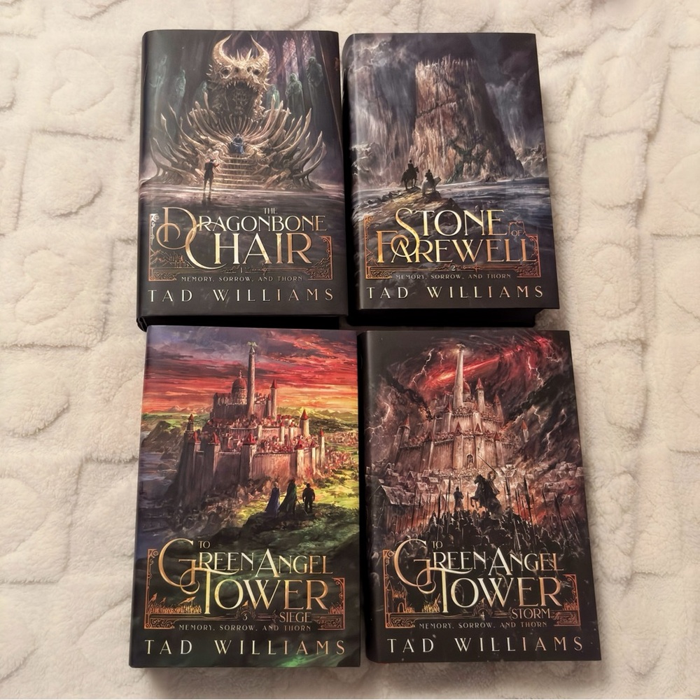 The Broken Binding - Memory Sorrow Thorn - Tad Williams Unsigned Hardcovers